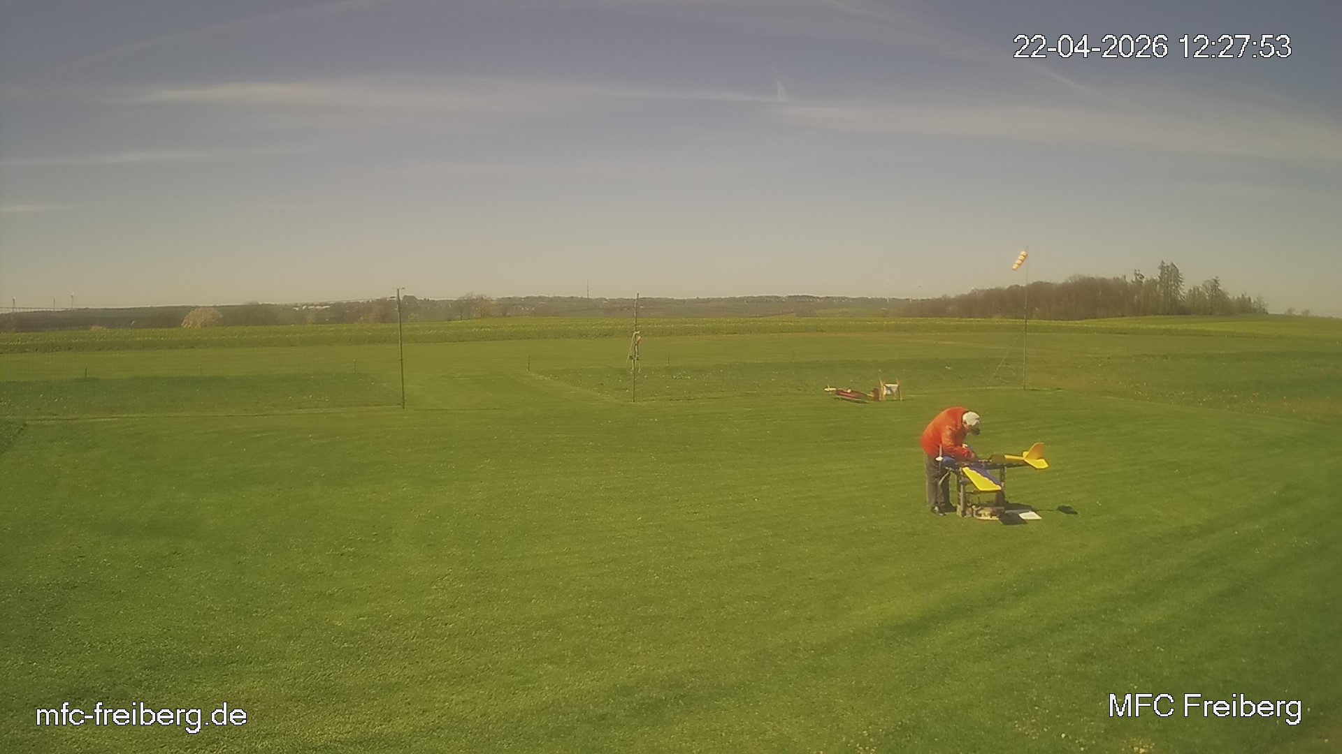Webcam vom Flugplatz Weissenborn Modellflugsportverein Freiberg