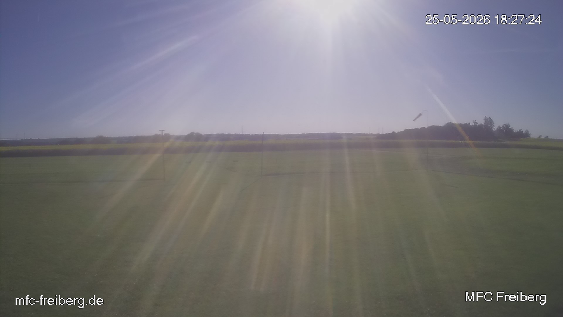 Webcam vom Flugplatz Weissenborn Modellflugsportverein Freiberg