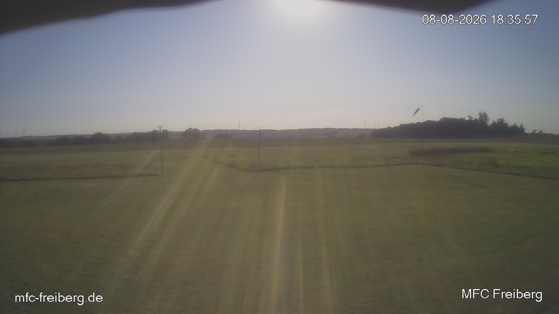 MFC Freiberg Flugplatz Webcam mfc-freiberg-flugplatz-webcam-2026-08-08-18-36.jpg Webcam vom Flugplatz Weissenborn Modellflugsportverein Freiberg