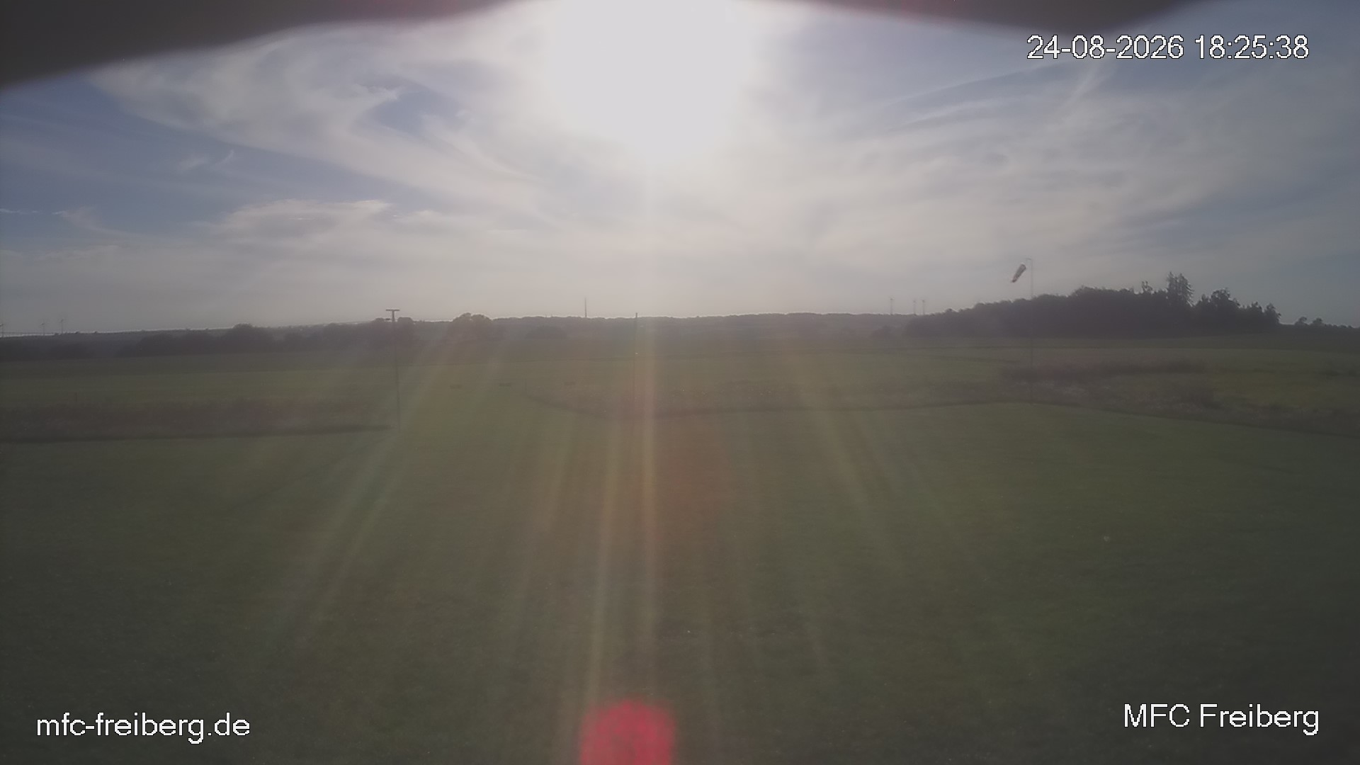 MFC Freiberg Flugplatz Webcam mfc-freiberg-flugplatz-webcam-2026-08-24-18-27.jpg Webcam vom Flugplatz Weissenborn Modellflugsportverein Freiberg