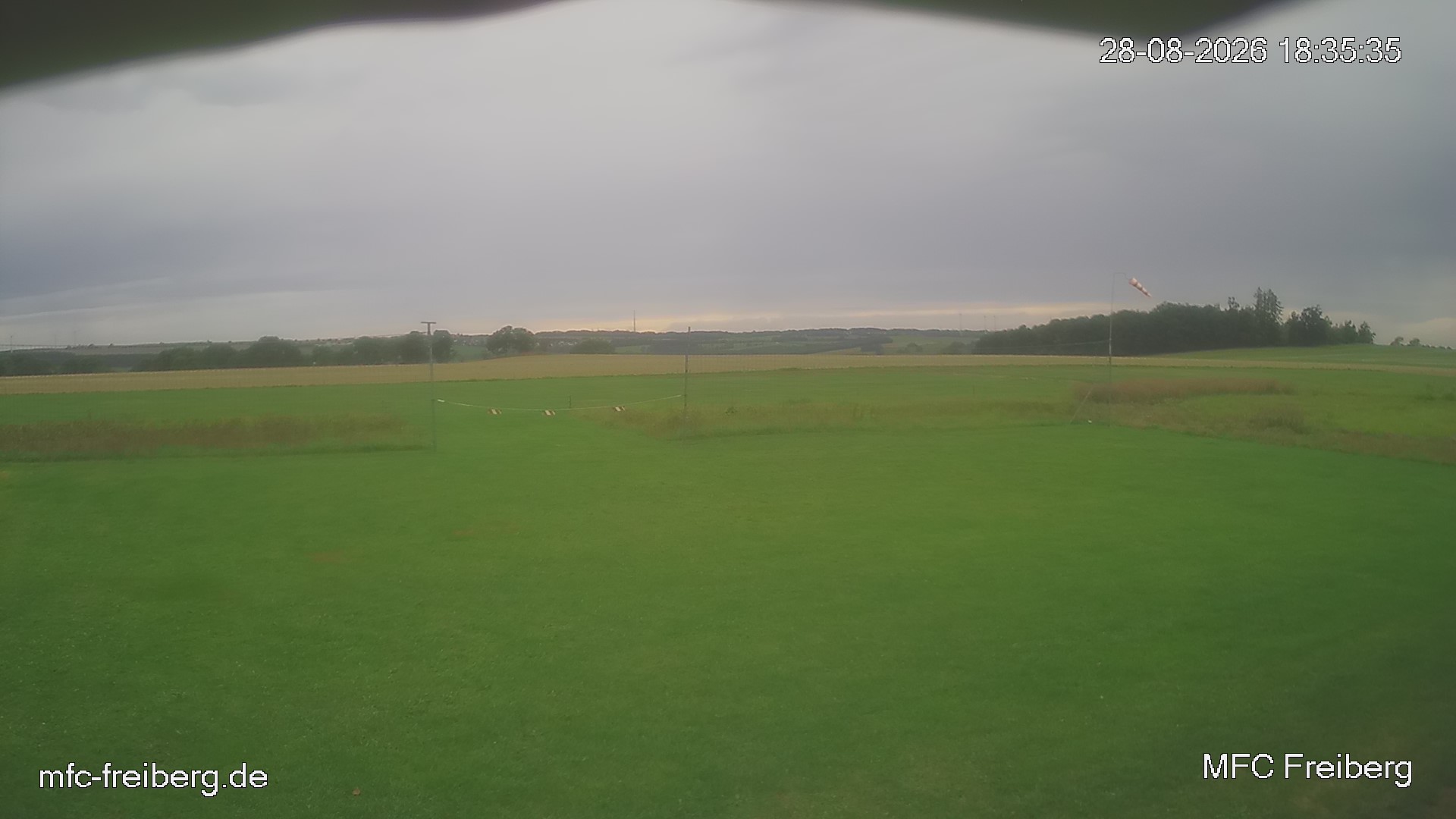 MFC Freiberg Flugplatz Webcam mfc-freiberg-flugplatz-webcam-2026-08-28-18-36.jpg Webcam vom Flugplatz Weissenborn Modellflugsportverein Freiberg